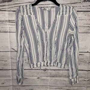 💙Hollister striped shirt